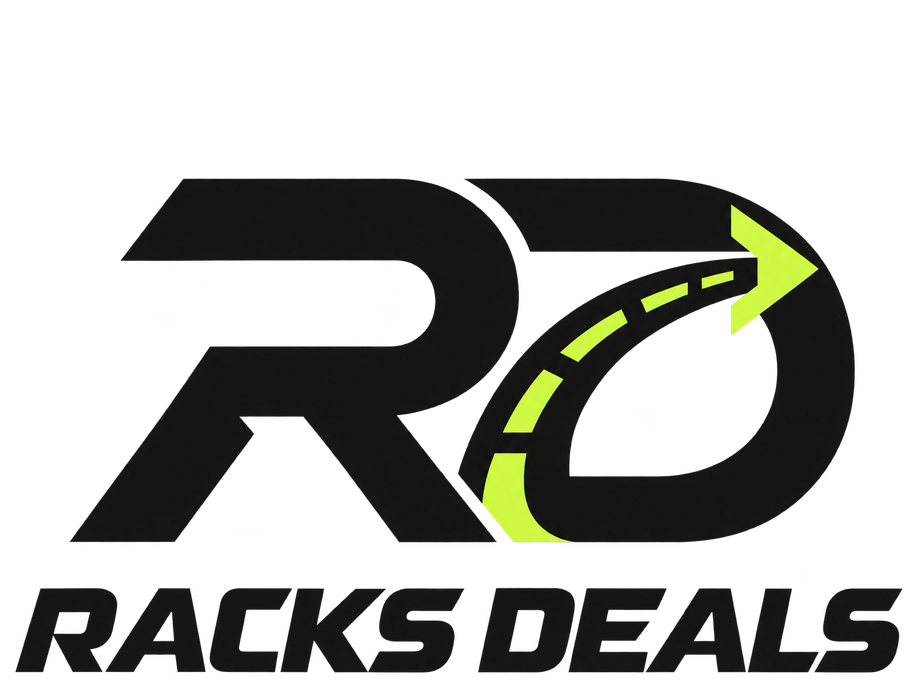 Racks Deals — RD road and arrow company logo